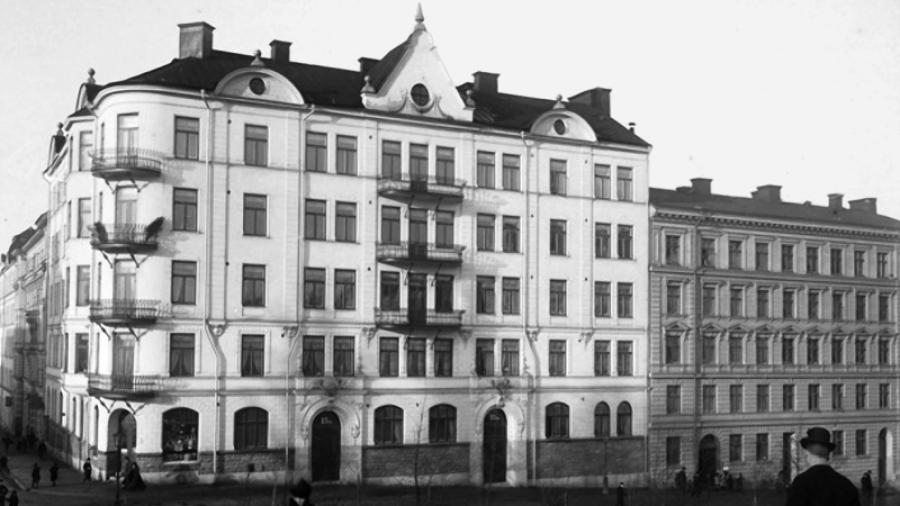 Grinden 15, sett från Kronoberggatan då Kungsholmen var yngre.